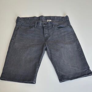 & Denim Men's Gray Denim Shorts